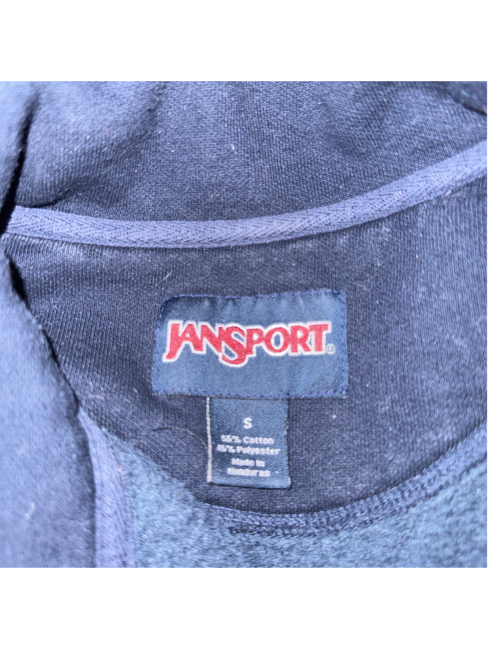 Unisex Jansport Navy Blue St. Joseph's College Quarter-Zip Sweatshirt Small - Picture 7 of 7